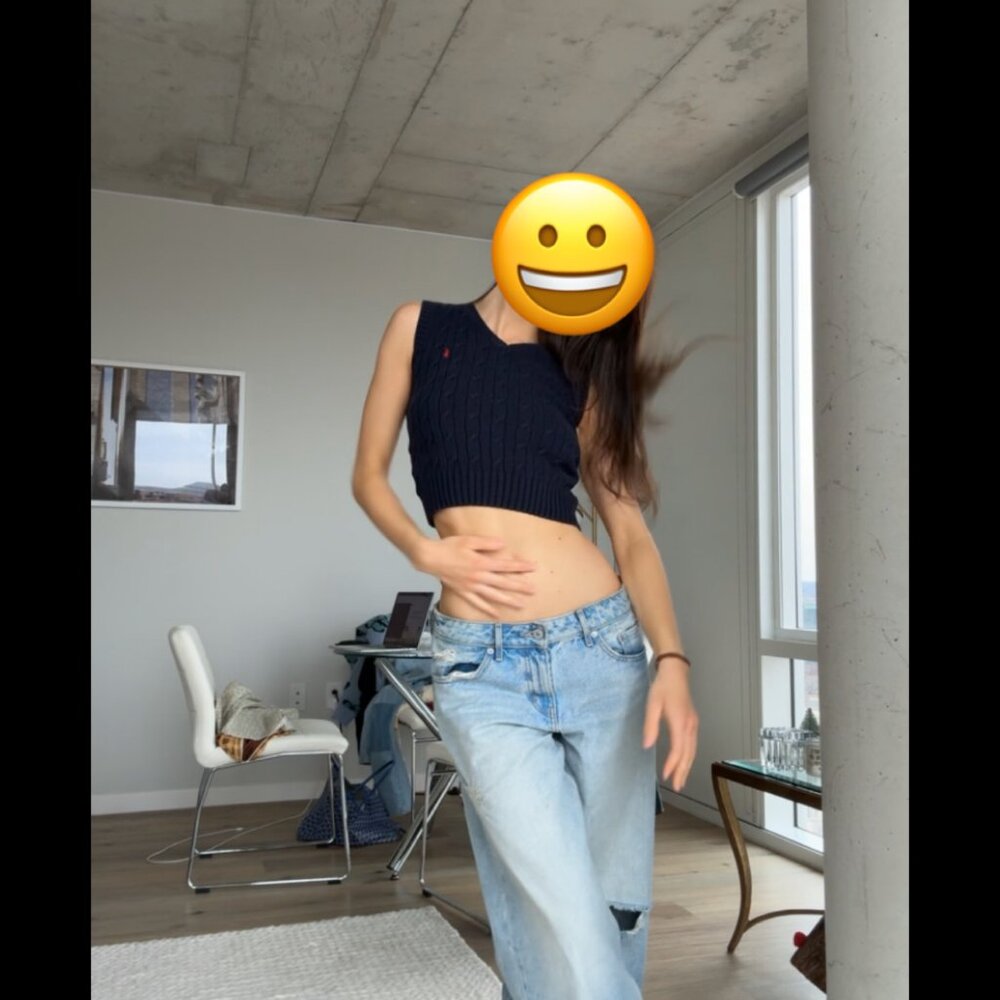 Ralph Lauren Cropped Sweater Vest